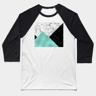 Mint marble V Baseball T-Shirt